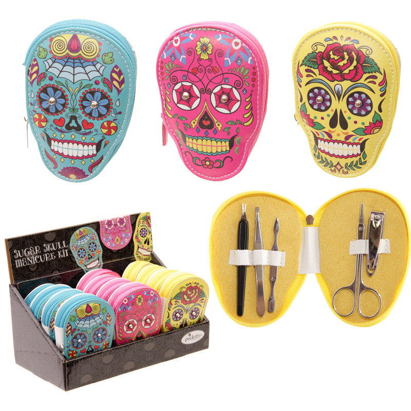 Day of the Dead Skull Manicure Set